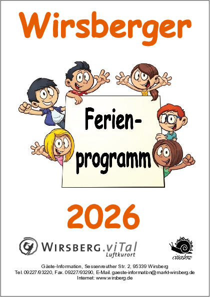 Titelseite Ferienprogramm 2026